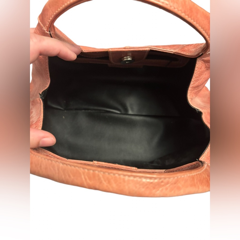 Aldo Vintage-Inspired Structured Shoulder Bag Salmon Pink - Picture 5 of 5